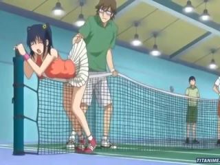 Một dâm dục quần vợt tập luyện