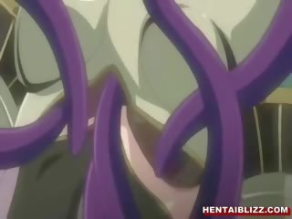 Anime jelentkeznek kettős behatolás által tentacles