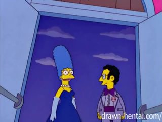 Simpsons xxx סרט - marge ו - artie afterparty