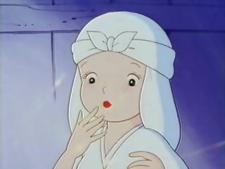 Гол аниме монахиня като x номинално видео за на първи време