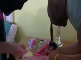 Three Young Girls sex clip With Burglar
